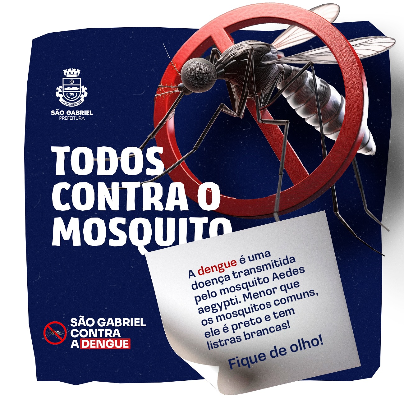 Atenção! Juntos contra a Dengue